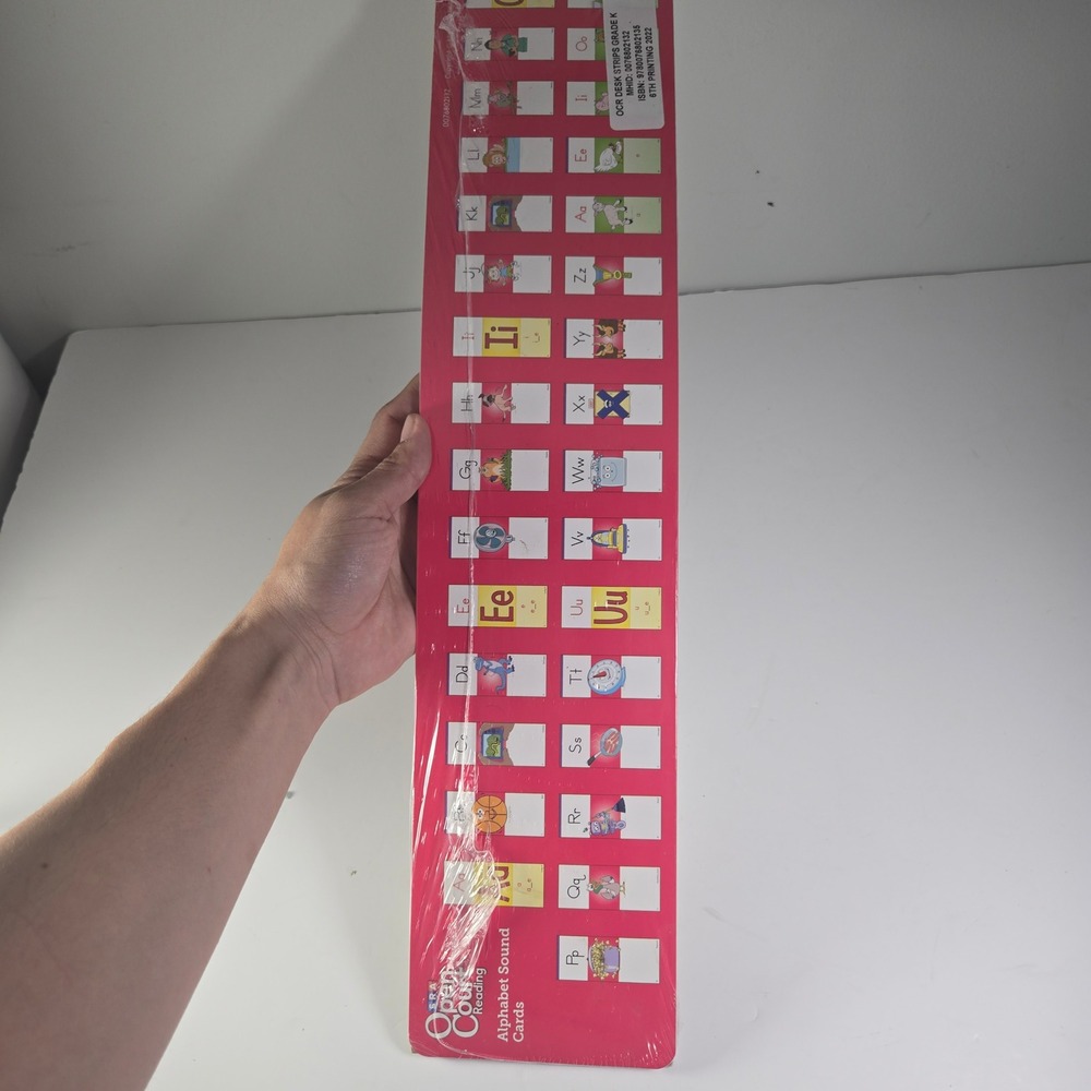 Open Court Reading
Alphabet Sound Cards Desk Strips Grade K 2022